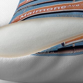 Alternate view of Maimone Avenue, San Dimas, CA by Mistah Wilson Floor Pillow