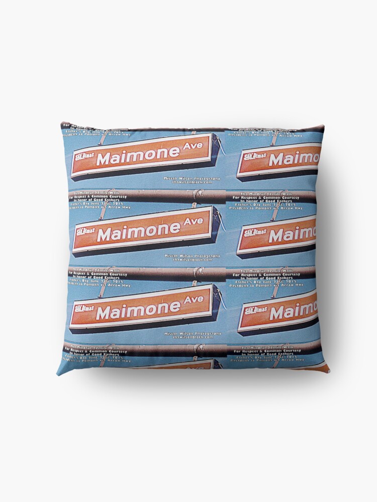 Alternate view of Maimone Avenue, San Dimas, CA by Mistah Wilson Floor Pillow