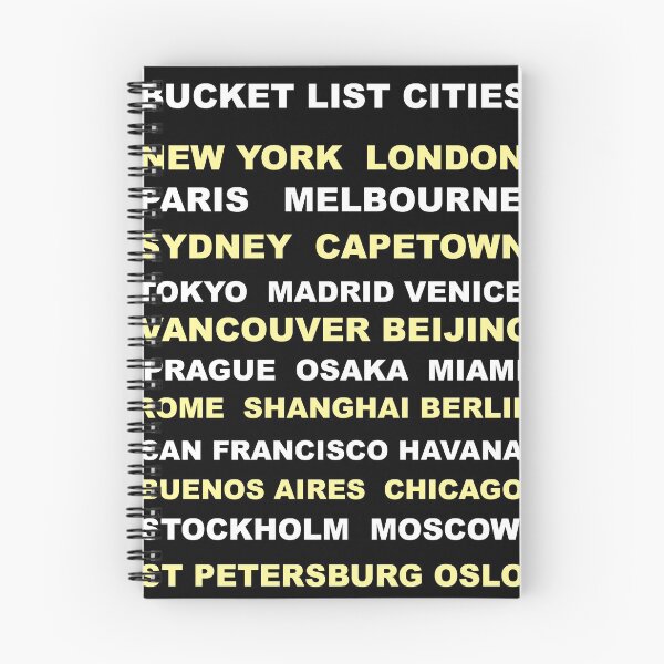 Item preview, Lista de ciudades ciudades designed and sold by Stephen Saunders.