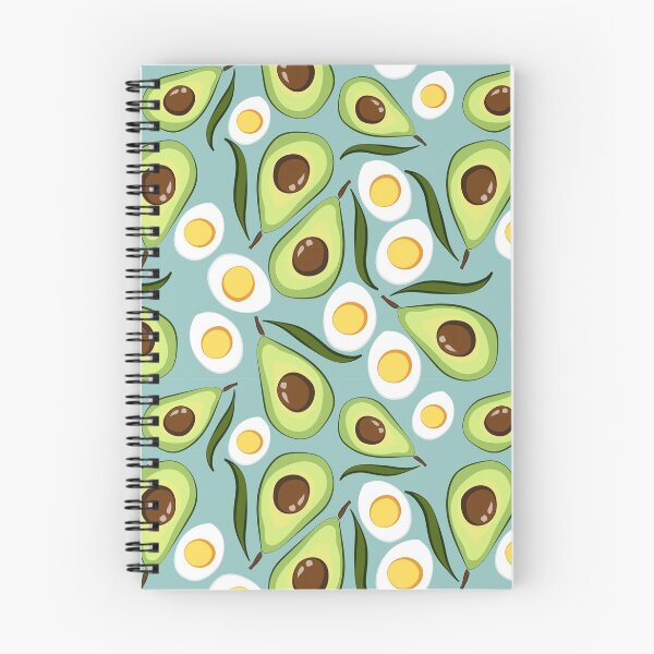 Item preview, Fruit collection. Cartoon Avocado and Egg Pattern designed and sold by AstraDesign.