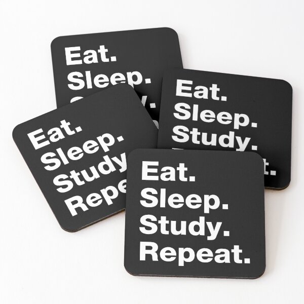 Item preview, Eat. Sleep. Study. Repeat. designed and sold by squidgun.