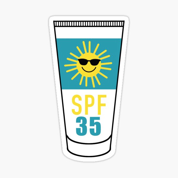 Summer Sunscreen Sticker