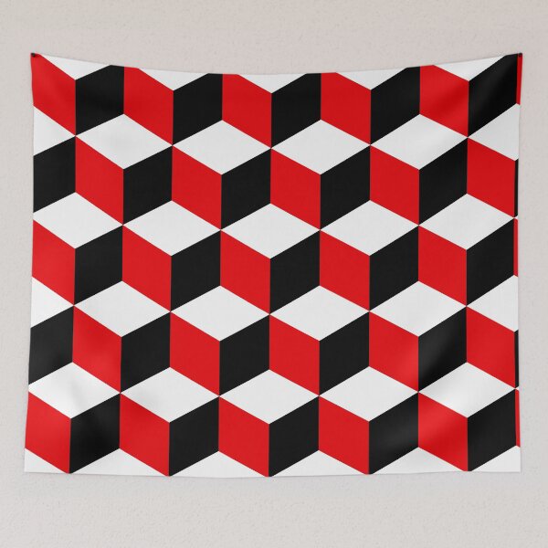 Item preview, Pop Blocks! Red Wall by Mousse  designed and sold by MousseFashion.