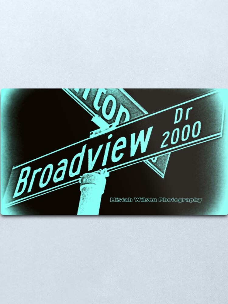 Alternate view of Broadview Drive, Glendale, CA by Mistah Wilson Metal Print