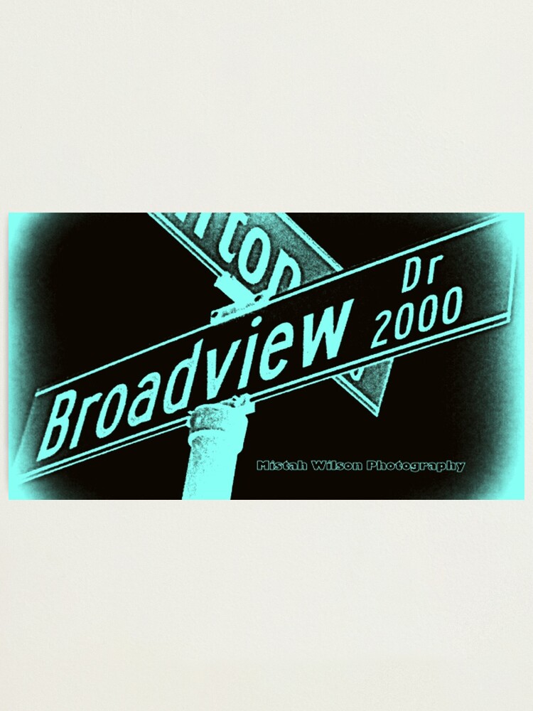 Alternate view of Broadview Drive, Glendale, CA by Mistah Wilson Photographic Print