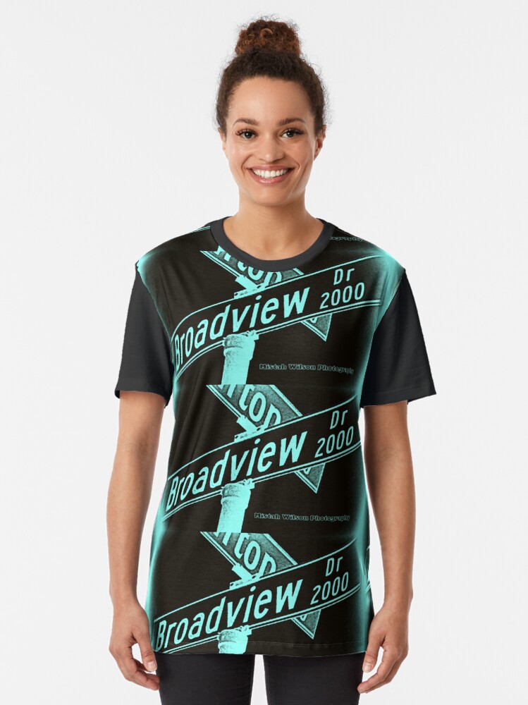 Alternate view of Broadview Drive, Glendale, CA by Mistah Wilson Graphic T-Shirt