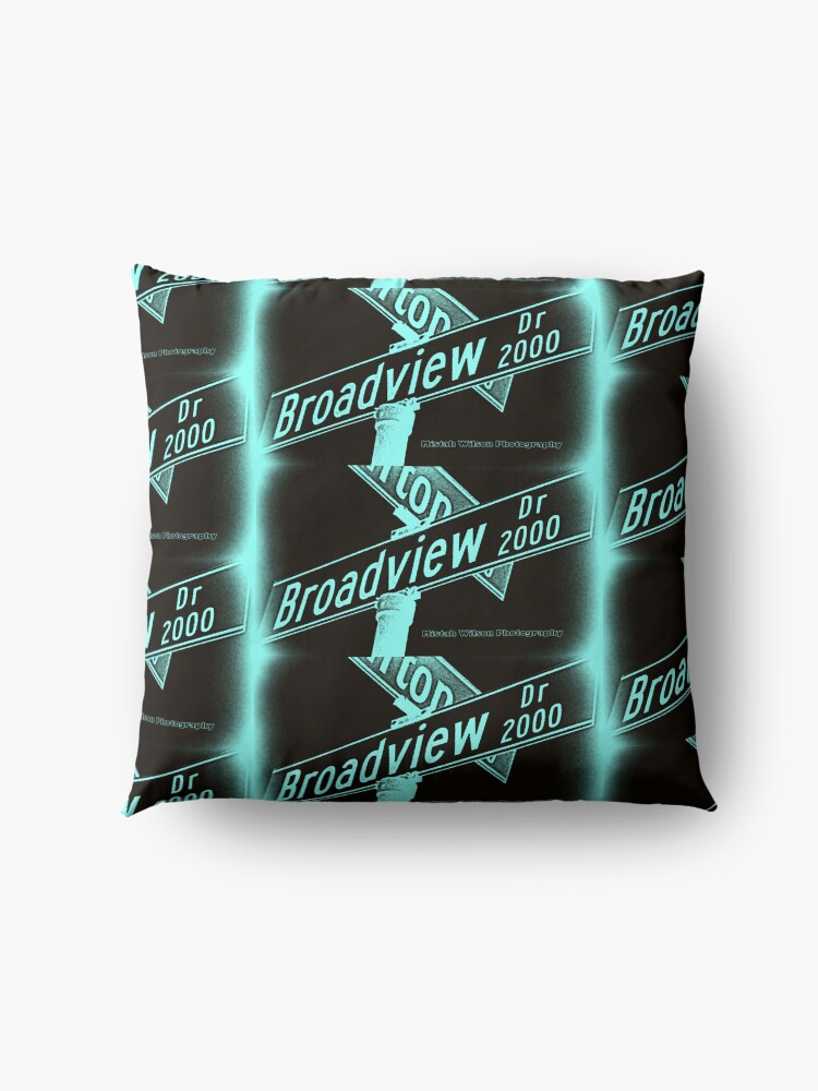 Alternate view of Broadview Drive, Glendale, CA by Mistah Wilson Floor Pillow