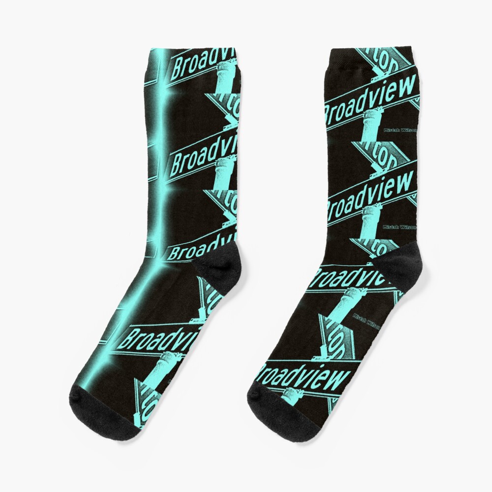 Broadview Drive, Glendale, CA by Mistah Wilson Socks