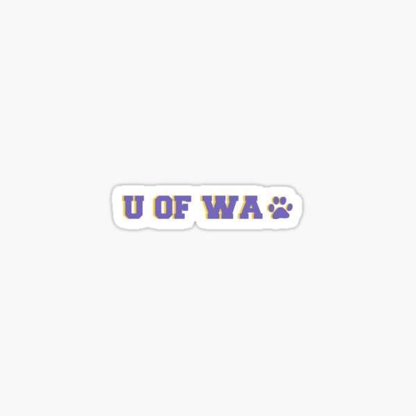 University of Washington Sticker
