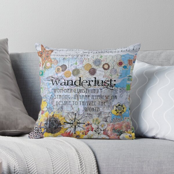 Wanderlust Throw Pillow