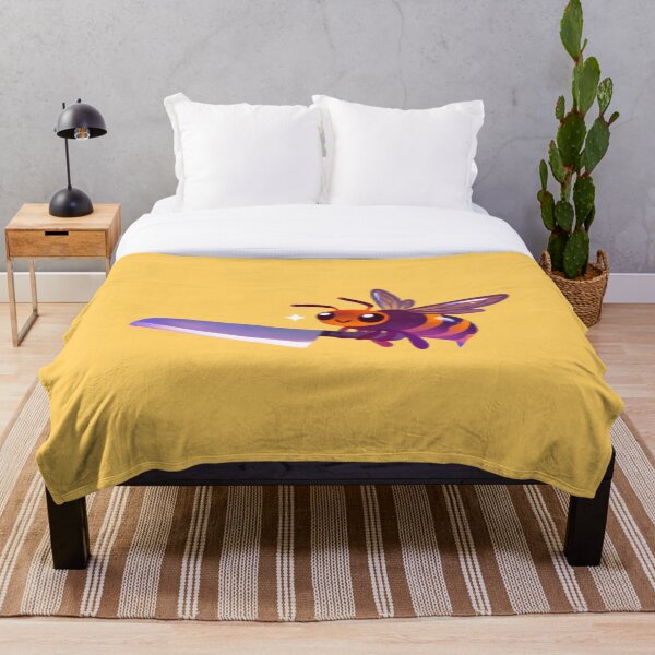 Asian giant hornet Throw Blanket
