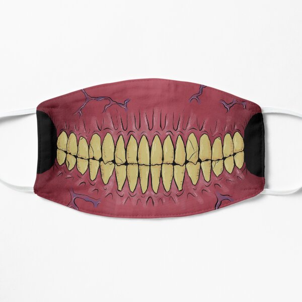 Gummy Teeth Face Mask Flat Mask