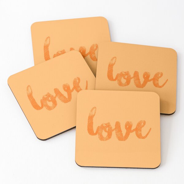 Item preview, Love - tangerine designed and sold by Cane & Abel Creations ..