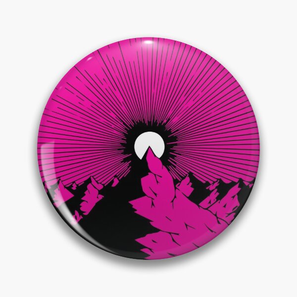 Item preview,  Pink sunny mountain mask designed and sold by Attenea.