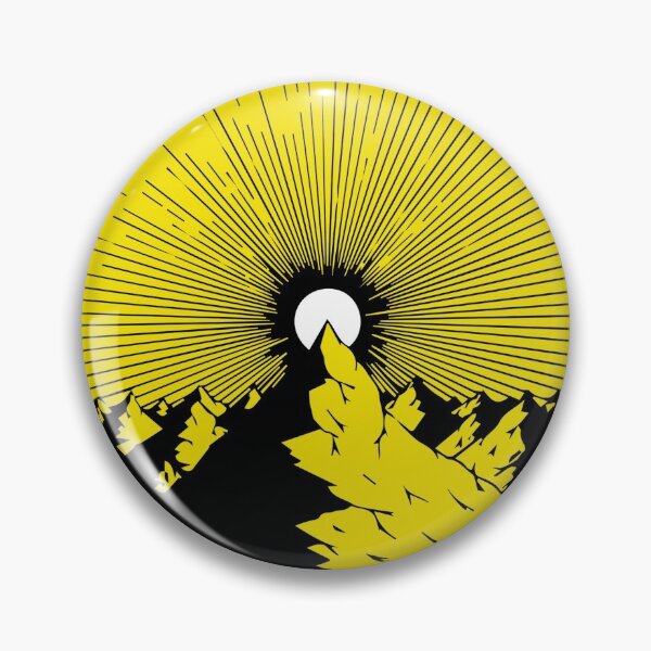 Item preview,  Yellow sunny mountain mask designed and sold by Attenea.