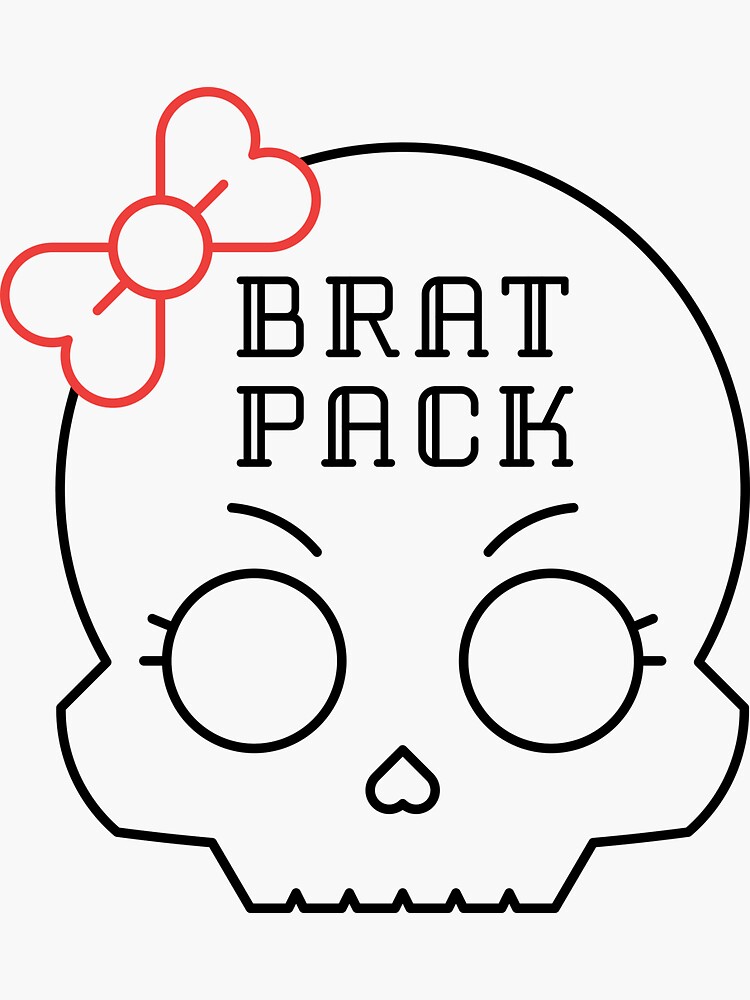 Thumbnail 3 of 3, Sticker, Brat Pack designed and sold by penandkink.