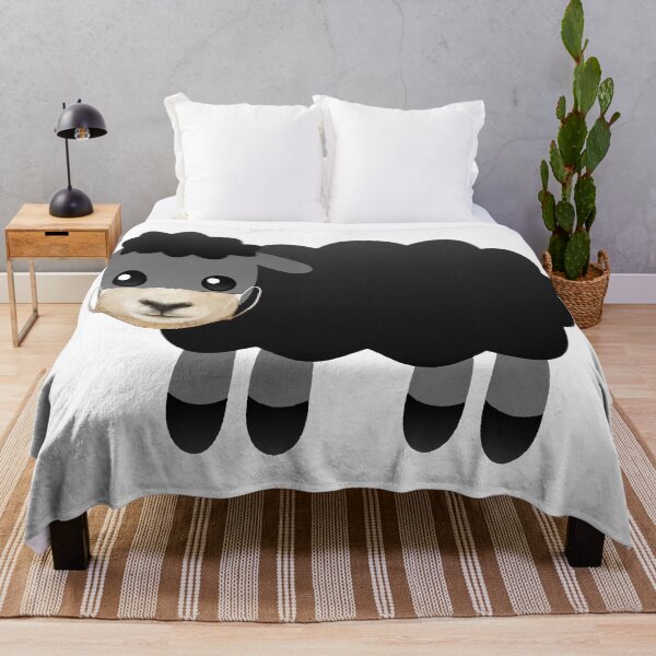 Item preview, BaBa Black Sheep - Covid Sheeple Mask designed and sold by MotoringZen.