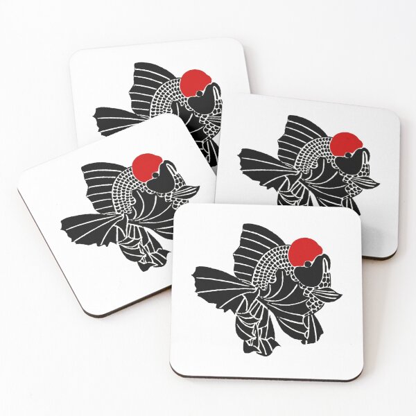 Item preview, Oranda Red Cap Black Goldfish designed and sold by Nosnah.