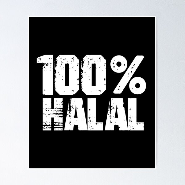 Halal food stamp Poster
