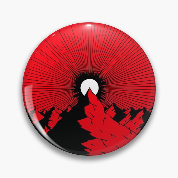 Item preview,  Red sunny mountain mask designed and sold by Attenea.