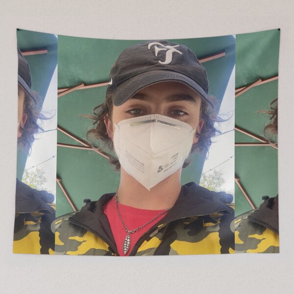 Item preview, Timothee Chalamet Mask designed and sold by Retrop0lis.