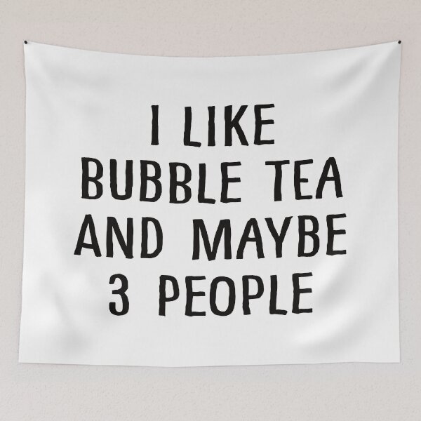 Item preview, I Like Bubble Tea and Maybe 3 People designed and sold by teesaurus.