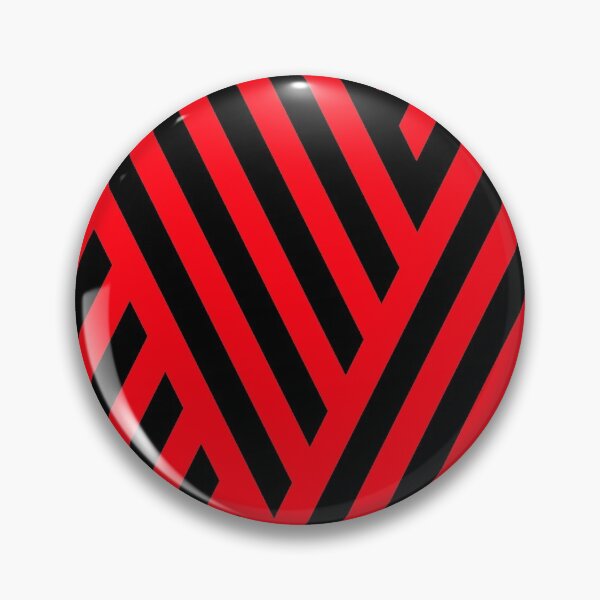 Item preview,  Red and black striped mask designed and sold by Attenea.