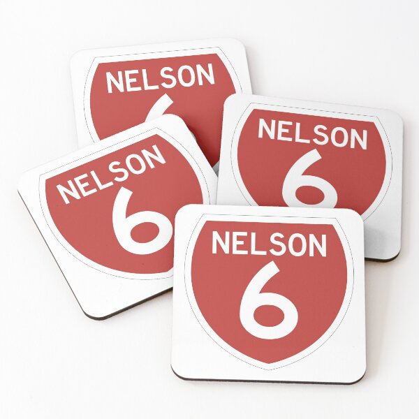 Item preview,  State Highway 6 NELSON in RED designed and sold by Kiwidom.