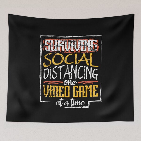 Item preview, Surviving Social Distancing One Video Game at a Time  designed and sold by Maria Garcia.