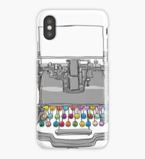 old Typewriter cute art iPhone Case