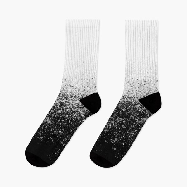Item preview, black and white fading paint drops - spray color splash background designed and sold by ohaniki.
