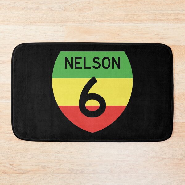 Item preview,  State Highway 6 NELSON in Rasta Colours designed and sold by MY NEW ZEALAND.