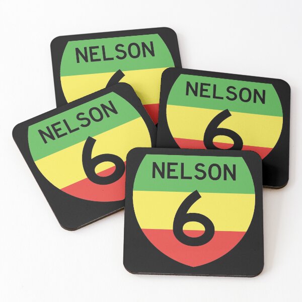 Item preview,  State Highway 6 NELSON in Rasta Colours designed and sold by Kiwidom.