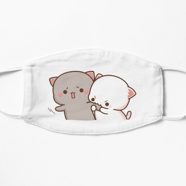 Peach and Goma Mochi Cat Bite Mask