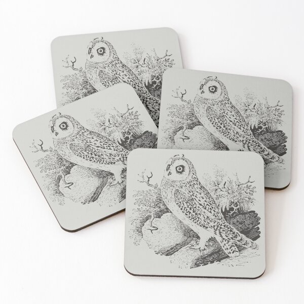 Item preview, Short-Eared Owl designed and sold by minimalcinema.