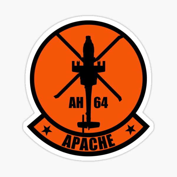 Vista previa del artículo con la obra «Parche Apache AH-64», diseñado y vendido por StrongVlad.