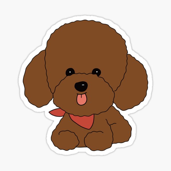 mini poodle cartoon