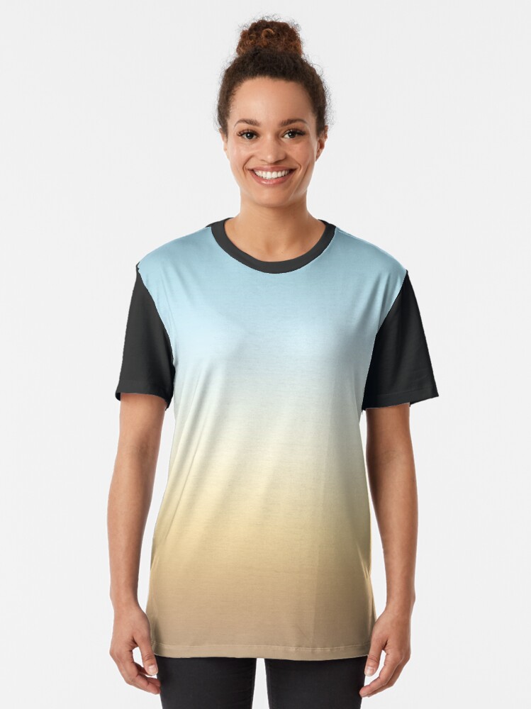 Tシャツ・カットソー COVERNAT Gradient striped t-shirt beige FRAME Men's Relaxed Stripe T-Shirt | Neiman Marcus