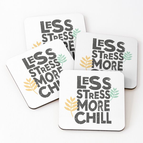 Item preview, Less stress more chill designed and sold by craftipixel.
