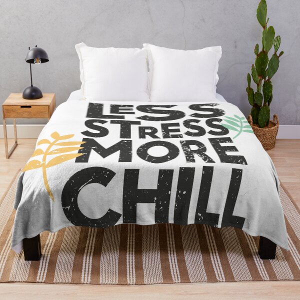 Item preview, Less stress more chill designed and sold by craftipixel.