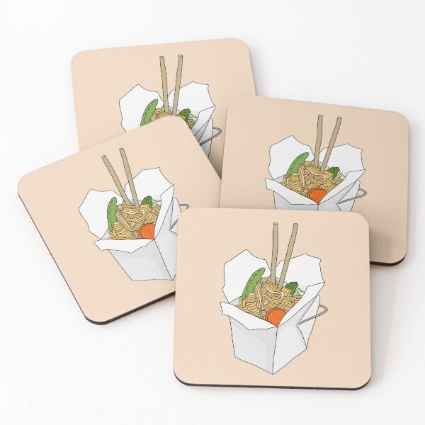 Item preview, Chinese Takeaway Noodle Box Illustration created by Phoebe Burke designed and sold by Ayarat Burke.