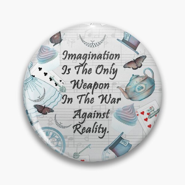 Item preview, Alice In Wonderland Collage - Imagination Quote designed and sold by maryedenoa.