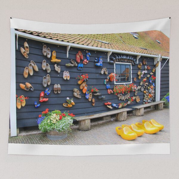 Item preview, Colourful clog shop, Holland designed and sold by FranWest.