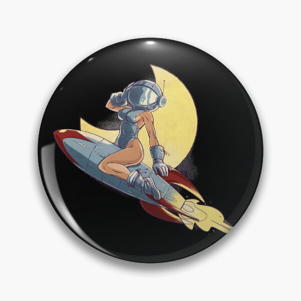 Item preview, Rocket Pinup Space Babe designed and sold by supermara.