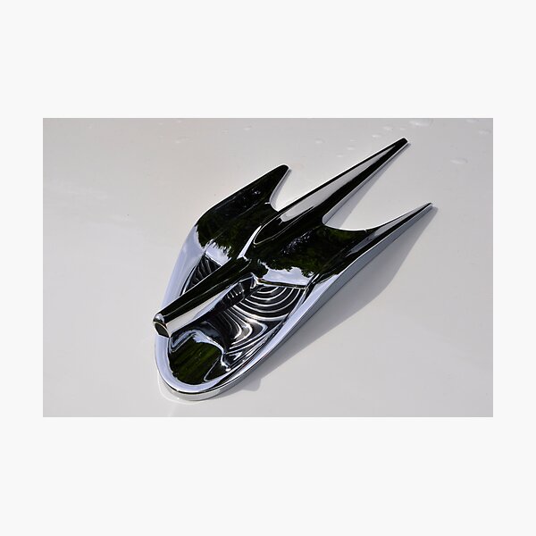 Ford Fairlane Sunliner hood ornament (1956) Photographic Print
