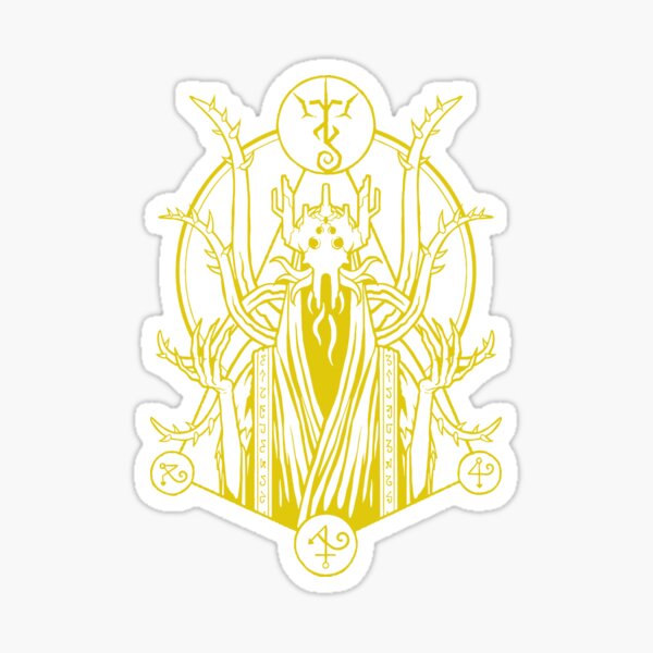 The King in Yellow - Yellow Sign Sticker