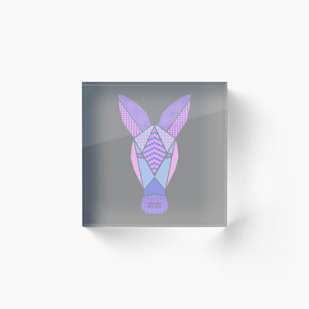 Vista previa del artículo con la obra «Bloque acrílico», diseñado y vendido por WildGeometric.