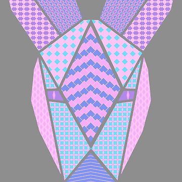 Imagen de la obra Colourful Geometric Aardvark de WildGeometric