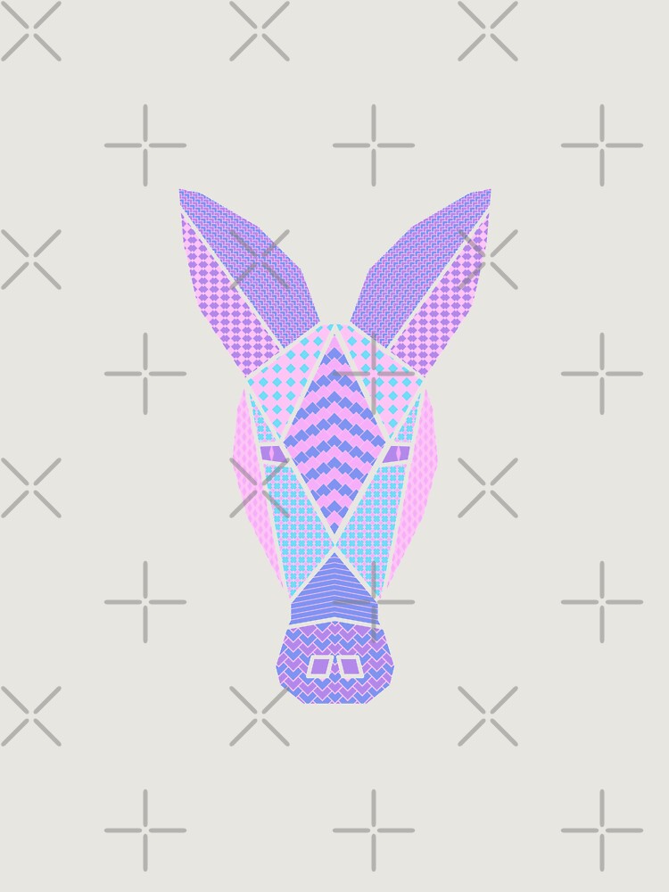 Aperçu 6 sur 6. Sweat à capuche oversize premium avec l'œuvre Colourful Geometric Aardvark créée et vendue par WildGeometric.