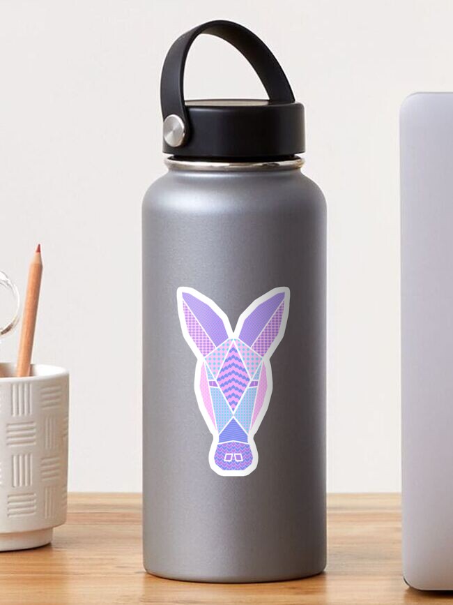 Imagen 1 de 3, Pegatina con la obra Colourful Geometric Aardvark, diseñada y vendida por WildGeometric.
